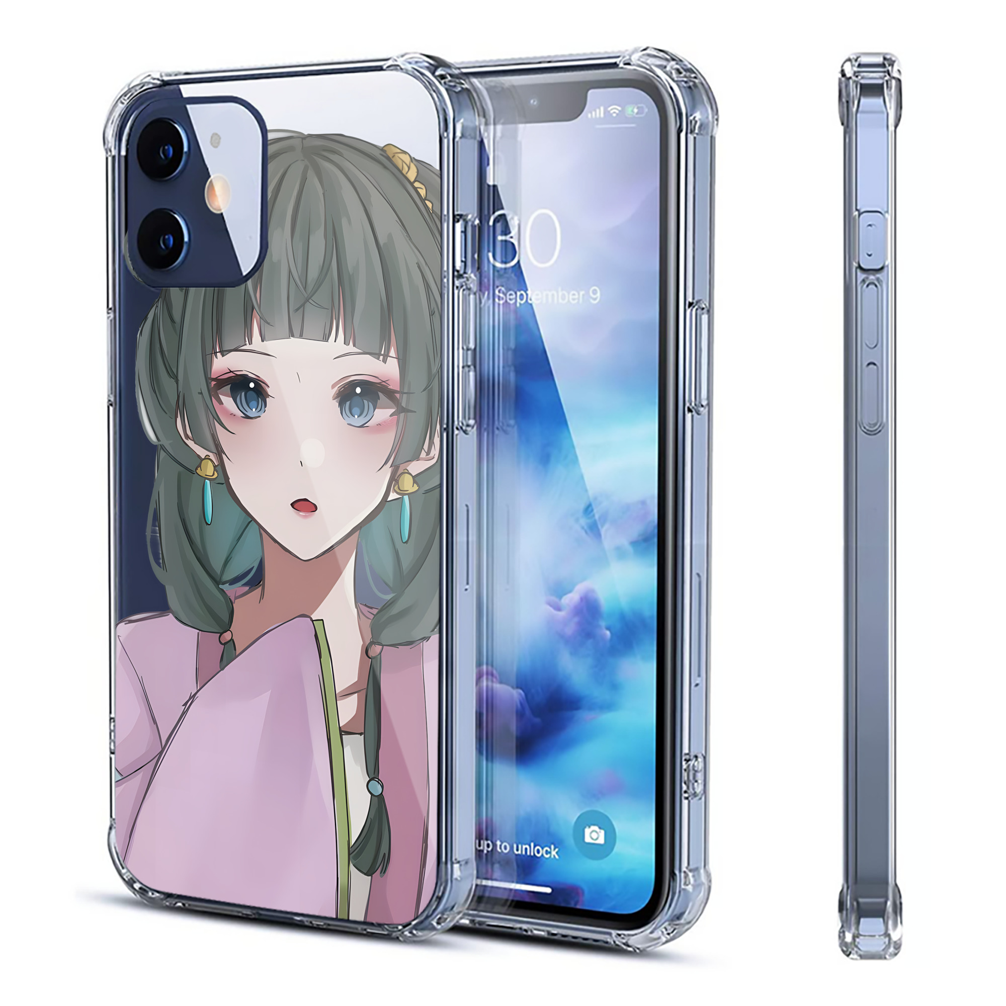 （画像用） 薬屋のひとりごと The Apothecary Diaries 【iPhone 12シリーズ対応】透明スマホケース（クリアソフトケース）